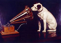 RCA Victor Logo with Nipper the Dog Chiwah