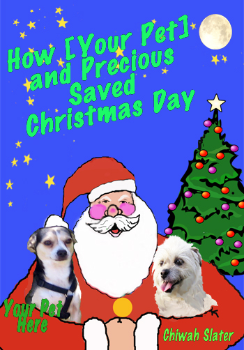 Christmas eBook Cover Personalized for Your Pet